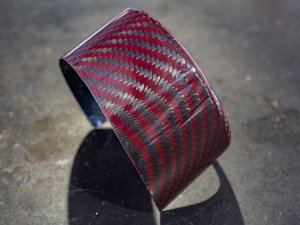 Alfa Romeo Stelvio Front Emblem Frame Cover - Carbon Fiber - Red Carbon Alfa Romeo Stelvio Front Emblem Frame Cover - Carbon Fiber - Red Carbon